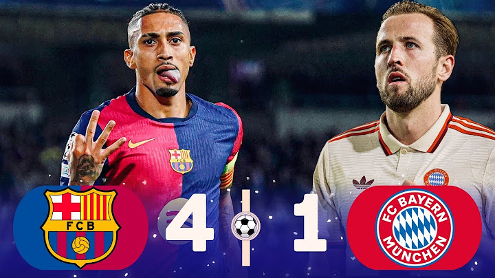 Barcelona's Stunning 4-1 Victory Over Bayern Munich Full Match Highlights 2024