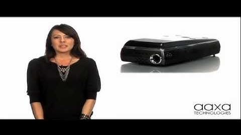 The aaxa L1v2 Laser Pico Pocket Projector