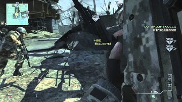 MW3 "First Blood" cross-map throwing knife on Interchange