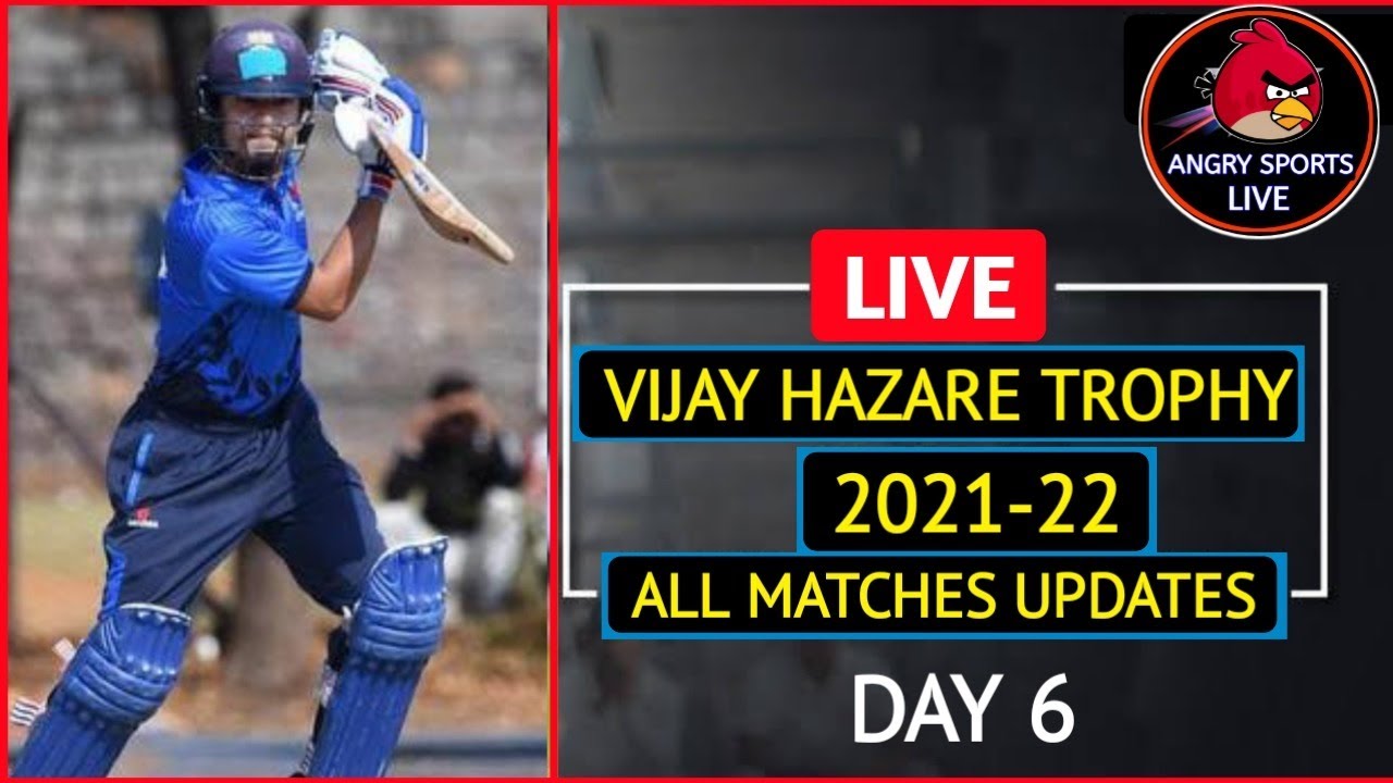 Vijay Hazare Trophy 2020-21 LIVE STREAMING