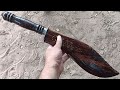 Knife Making - Forged A  Super Magic Jungle Knife Out of Rusted Leaf Spring | Super Sharp Knife