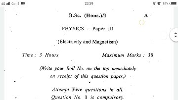 Electricity and Magnetism Paper-4 | B.Sc. Physics hons.| Delhi University #Bsc #DU #CBCS