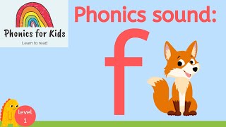 Phonics for Kids: F Sound | Learn to read