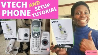 Vtech Phone - Cordless Digital Answering System Setup And Tutorial