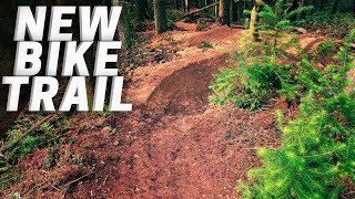 BUILDING A NEW MTB TRAIL | TIMELAPSE + FIRST TESTS