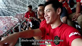 ICC SINGAPORE 2019, CHANT SUPORTER INDONESIA MENGGEMA DI LAGA MAN UTD VS INTER MILAN. #JDH04