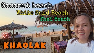 3 beautiful beaches by bicycle ! | Coconut beach | white Sand Beach| Thai Beach | Khao Lak Thailand