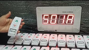 Wireless Nurse Call System For Hospital Beds Remote Console Receiver Display, FORBIX SEMION