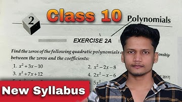 Class 10 Ex 2A Q1 TO Q12 Polynomials | RS Aggarwal | Chapter 2 2025 | CBSE | ICSE | Rajmith study