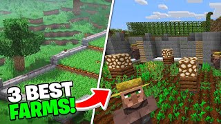 3 *QUICK* MINECRAFT Farms You Need