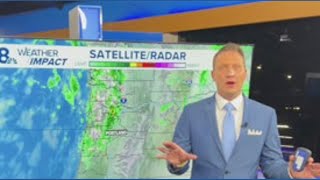 Dropping snow levels enter Oregon this week
