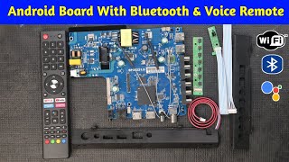 Universal Android Motherboard with Bluetooth and Voice Remote SP35221.5 | TV board with Voice Remote