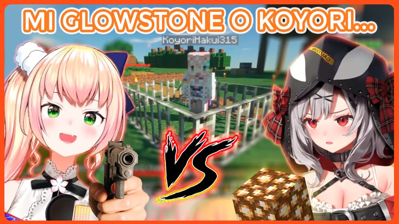 【Hololive】¡Chloe roba la Glowstone de Nenechi, y ella toma a Koyori de rehén!【Sub Español】