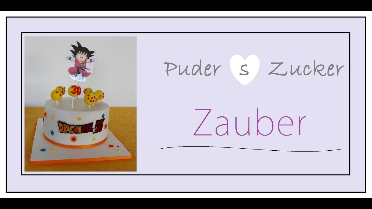 Dragonball Z Torte Son Goku Schwarzwalder Kirsch Vegan Anfanger Youtube 