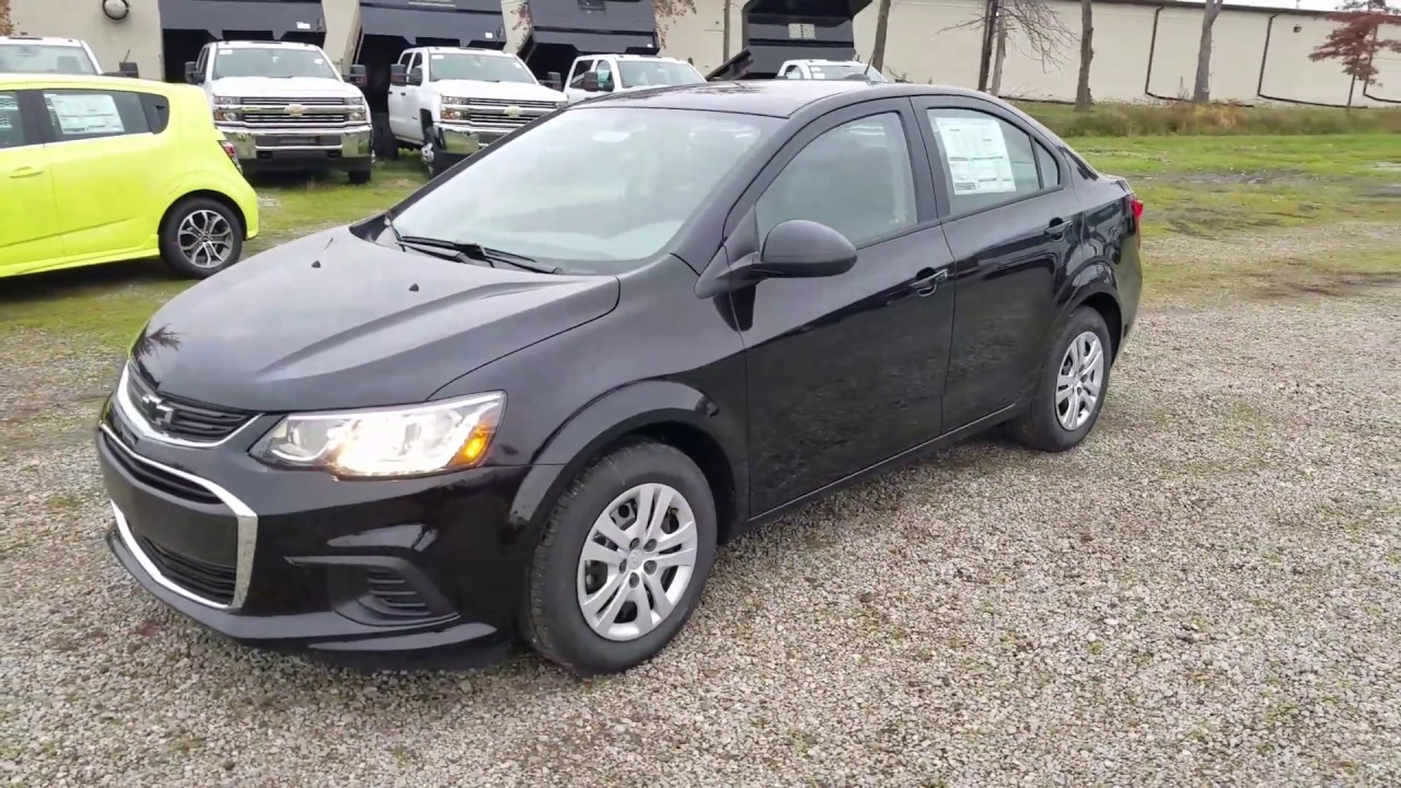 2019 Chevy Sonic Sedan Ls Mosaic Black Metallic Quick Walk Around Review