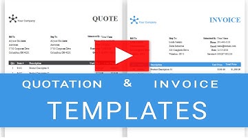 Feb 2022: Creating Quotes and Invoice Templates
