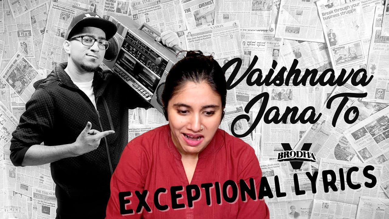 Brodha V   Vaishnava Jana To Music Video REACTION  Ashmita Reacts