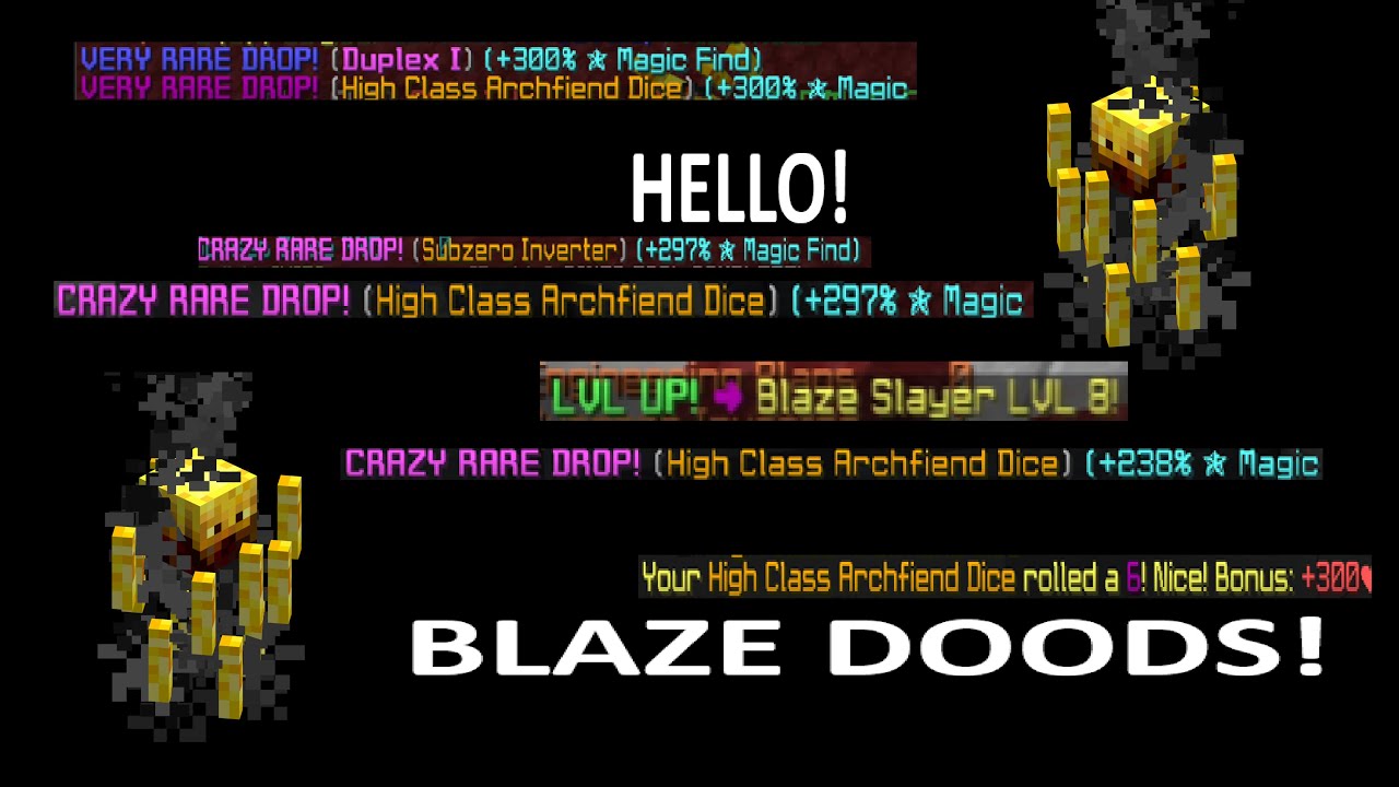PROFIT!.... From Blaze 8! (Hypixel Skyblock) - YouTube