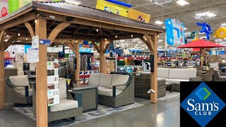 SAM&#39;S CLUB SHOP WITH ME PATIO FURNITURE KITCHENWARE GRILLS SUMMER ITEMS SHOPPING STORE WALK THROUGH
