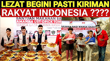 LEZAT BANGAT, PAMAN: INI KIRIMAN RAKYAT INDONESIA?? ANAK PALESTINA