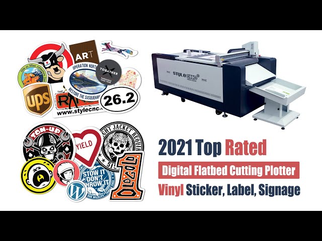 2023 Best Flatbed Vinyl Cutter & Cutting Plotter for Sticker, Label, Signage, Lettering