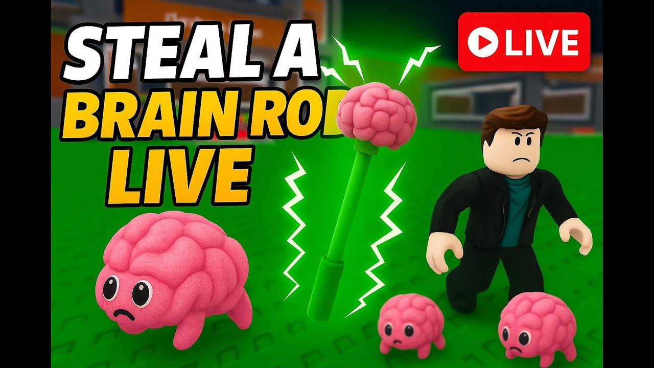 Roblox Steal a Brain Rod – LIVE Gameplay & Spaß 🤯 - YouTube