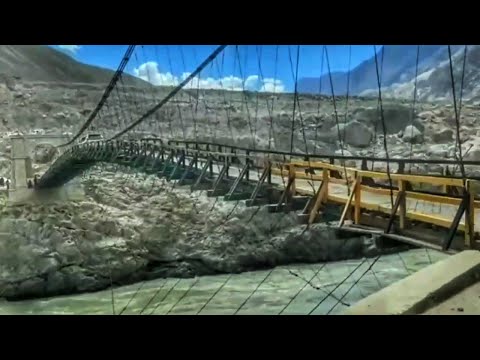 Gilgit Most Dangerous Wooden Alam Bridge