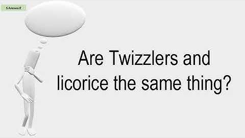 Are Twizzlers And Licorice The Same Thing?