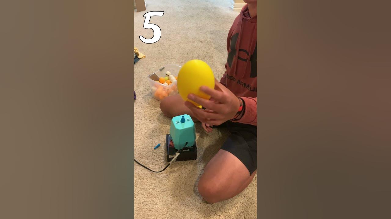 How Many Ping Pong Balls Fit in a Balloon? YouTube