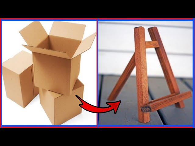 Make a DIY Portable Art Easel Out of an Old Wood Case - Simple