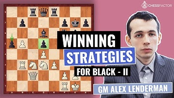 Winning Ideas and Strategies for Black in the Carlsbad Structure - Part 2 | GM Alex Lenderman
