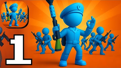 Plastic Army: Battle Simulator - Gameplay Walkthrough Tutorial Part 1 All Levels (Android, iOs)