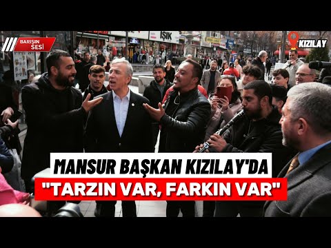 Sokak Müzisyenlerinden Mansur Yavaş'a Şarkı: Farkın Var!