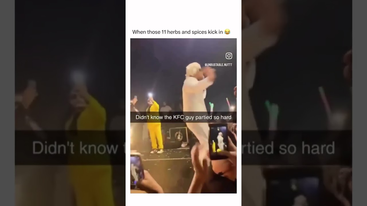 Colonel Sanders got them moves 