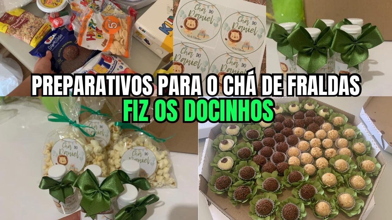 Preparativos para o chá de bebê / Fizemos 200 brigadeiros em casa   Compras & Lembrancinhas