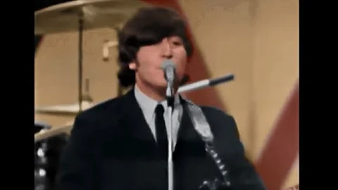 Beatles I Feel Fine Live at Blackpool Night Out 1965 Colorized