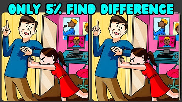 Spot The Difference | Can you find all puzzles (Find The Difference #64)  #findthedifference #quiz