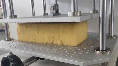 Foam compression tester