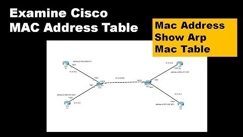 Examine a Switch Mac address table Cisco CCNA | Networking | MAC Addresses