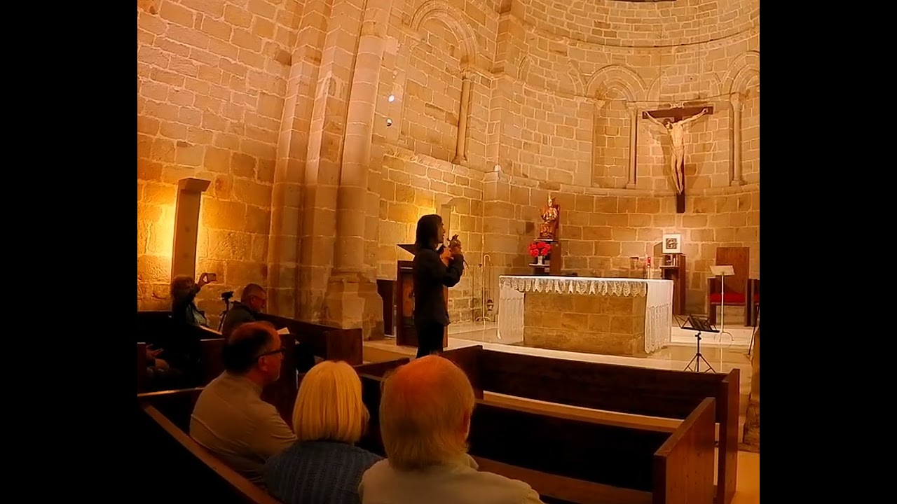 Emilio Arias-Trovador en concierto en el Monasterio de Zamartze (Navarra)
