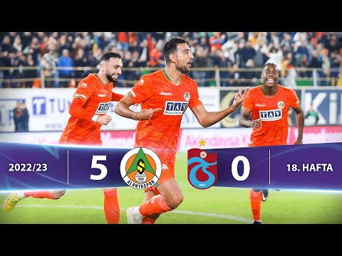 C. Alanyaspor - Trabzonspor (5-0) Highlights/Özet | Spor Toto Süper Lig - 2022/23