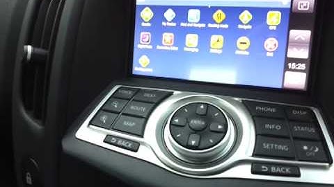 370Z Centrafuse Mapfactor Test