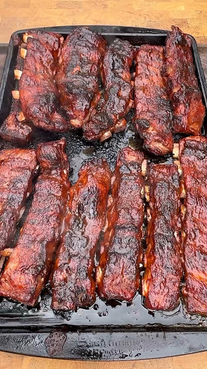 Grilled appetizer ribs