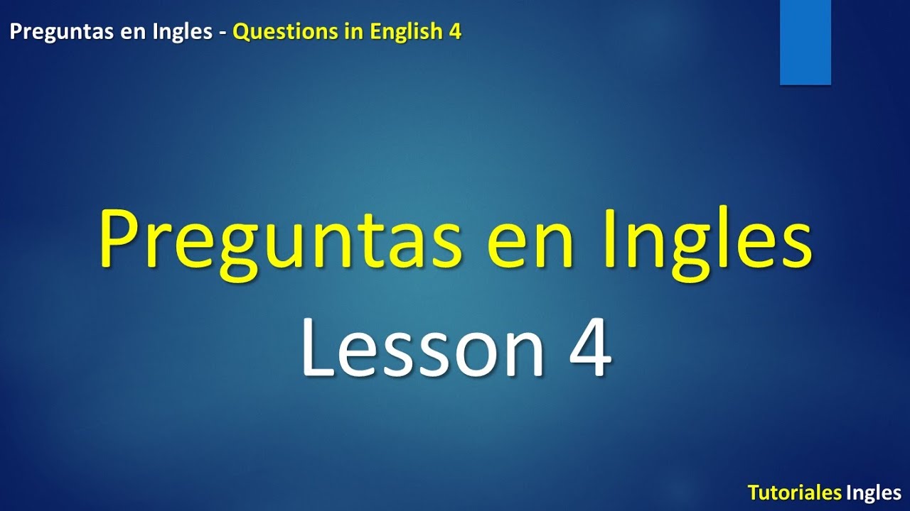 Ingles Facil Con Alema Leccion 4