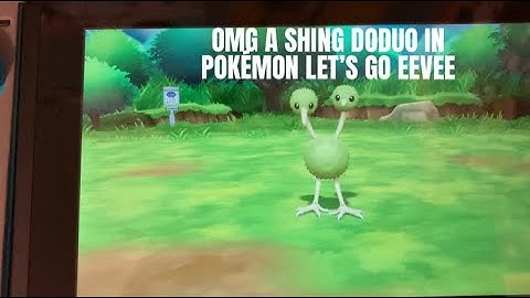 OMG A SHINY DODUO IN POKÉMON LET’S GO EEVEE