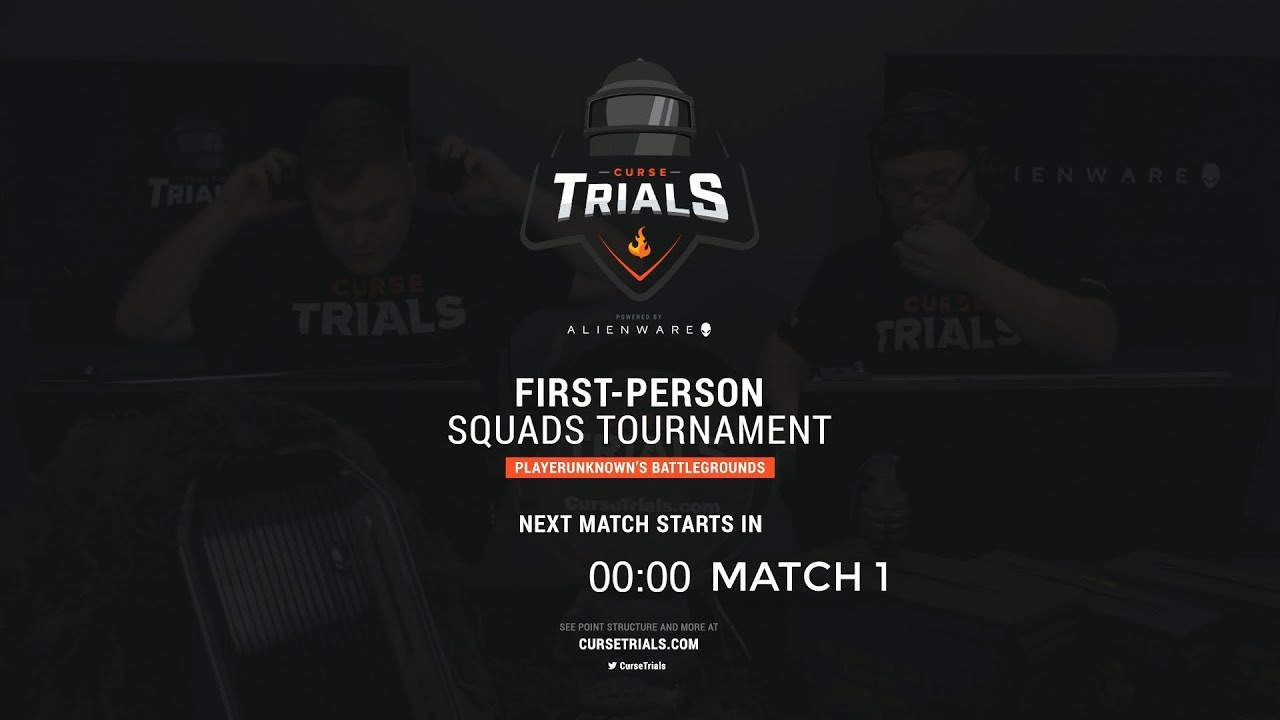 PUBG TOURNAMENT: Curse Trials | Group B Match 1 | FIRST-PERSON SQUADs