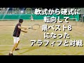 【テニス/シングルス】強烈フォア！元県ベスト8の軟式出身者と対決【TENNIS】