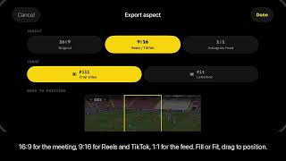 How to export your clips and build a reel in TacticalSnap