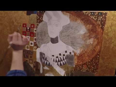 How To Paint Klimt's Woman In Gold (Adele Bloch-Bauer)