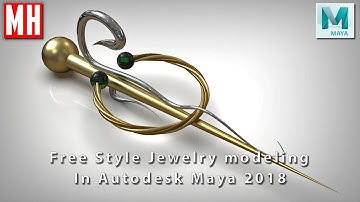 FREESTYLE 3D Modeling in Maya 2018 : Irish Jewelry
